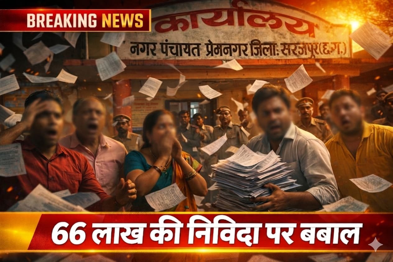 प्रेमनगर में 66 लाख की निविदा पर बवाल, तिथि बदली, सूचना छुपाई, एक ही ठेकेदार को फायदा देने के आरोप