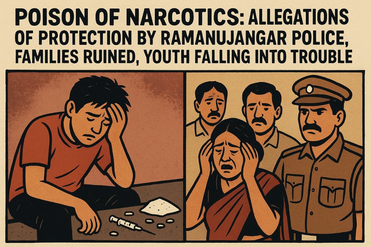 नशीली दवाओं का जहर: रामानुजनगर पुलिस पर सरंक्षण के आरोप, परिवार बर्बाद, युवा आ रहे जद में, बढ़ रहा एड्स के मरीज