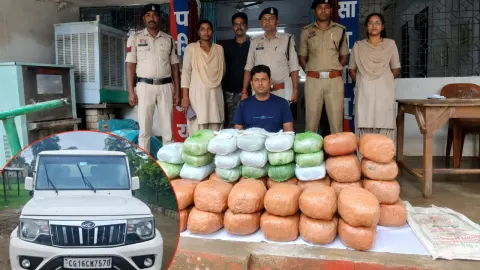 प्रेमनगर पुलिस ने 44 लाख के गांजे की बरामदगी, एक आरोपी गिरफ्तार, बोलेरो जब्त, कार्रवाई पर उठे सवाल...?