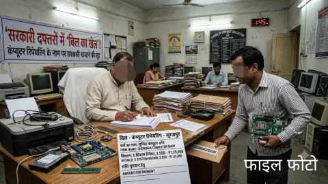 कंप्यूटर रिपेयरिंग के नाम पर सरकारी दफ्तरों में ‘बिल का खेल’!